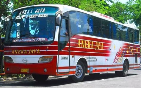 Jadwal bus aneka jaya pacitan surabaya  Pemilihan Bus