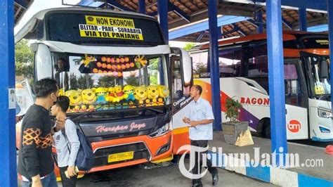 Jadwal bus patas surabaya blitar Bus HANDOYO Waktu Berangkat 17