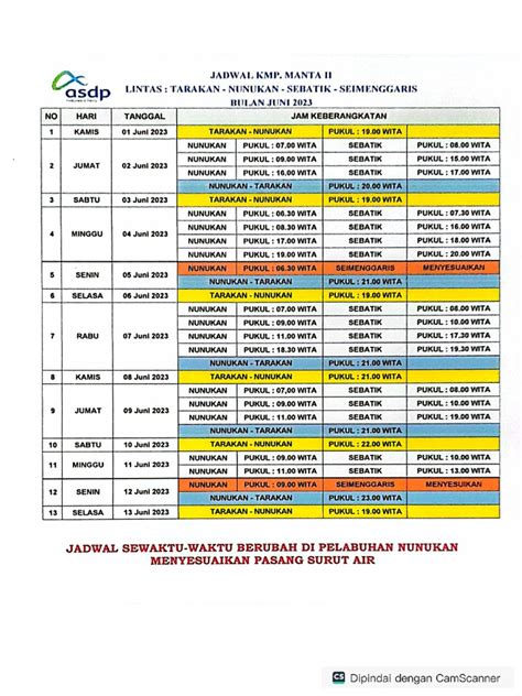 Jadwal speed nunukan tarakan com