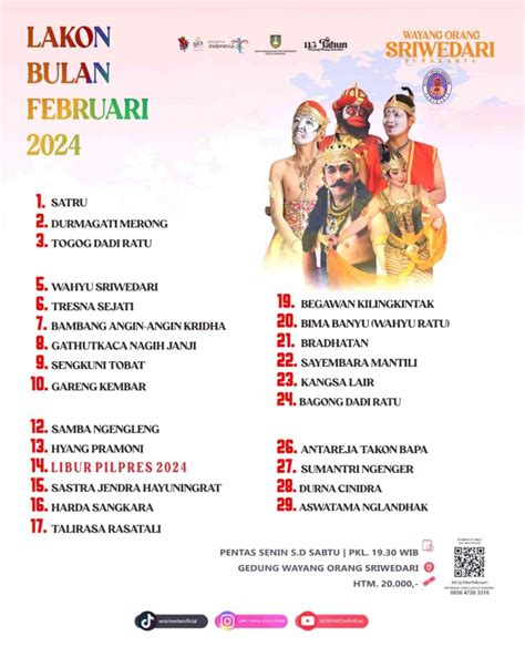 Jadwal wayang di tv Kar