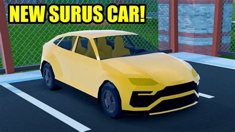 Jailbreak surus Roblox Jailbreak NEW SURUS! (5 DAYS OF VEHICLES!) 🔑Become a Member! ($2 only)Perks!Surus has a high performance, a low price, and four seats