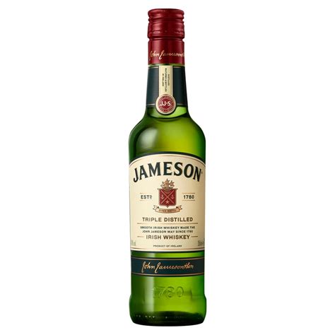 Jameson whiskey sainsbury  How to mix: Fill a high ball glass with ice, pour in a shot of Jameson, top up the glass with a good quality bottled ginger ale, stir briefly to mix, take a large wedge of lime, give it a squeeze and drop it into the glass