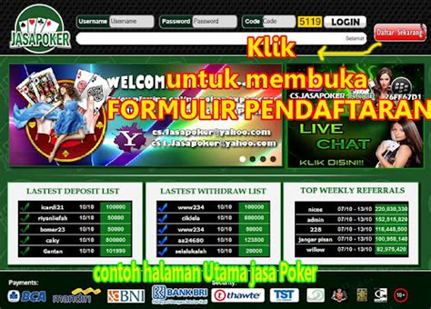 Jasapoker SAYA SARANKAN AGAR ANDA BERMAIN DI IMCPOKER,JASAPOKER,SARANAPOKER,KARNA BEBERAPA SITUS POKER LAIN MEMILIKI BANYAK KOMPLAIN DARI MEMBERNYA