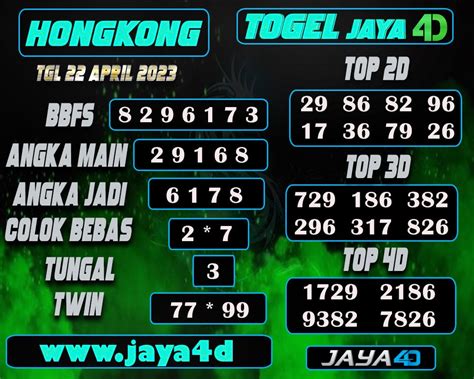 Jaya togel thailand  Jayatogel Sebagai situs pasaran togel online terlengkap menyediakan banyak pasaran WLA