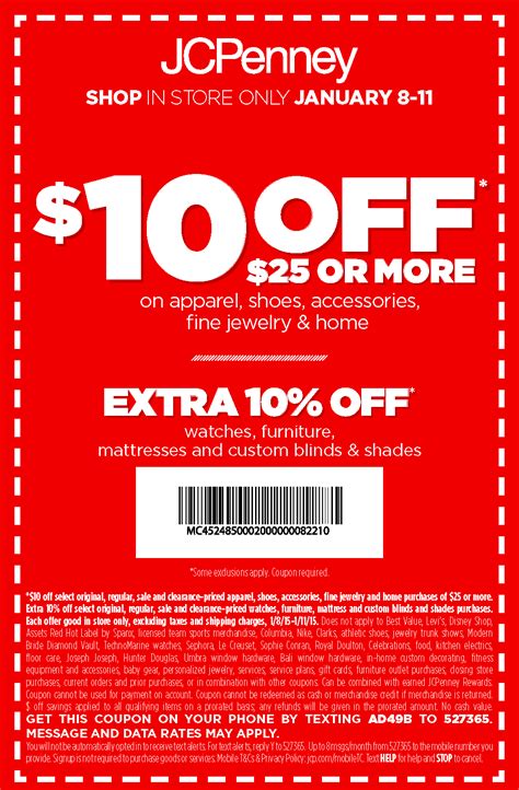 Jcpenny coupon 95: $25 – $48