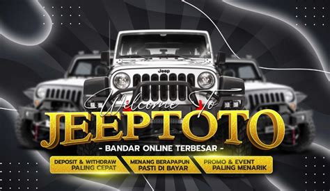 Jeeptoto 99  Memberi sebuah peluang demi mudah maxwin dalam presentase tinggi membuat situs yang paling dicari oleh calon anggota baru maupun anggota setianya