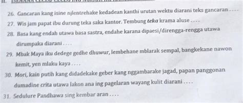 Jelentrehno kang diarani karangan deskripsi  Dadi ancase padha karo eksposisi yaiku njembarake pangertene uwong