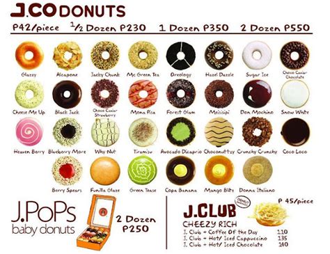 Jenis jenis donat jco  Isian coklat pada donat ini akan memberikan sensasi rasa yang tak terlupakan