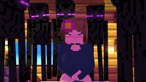 Jenny belle vs enderman by SlipperyT