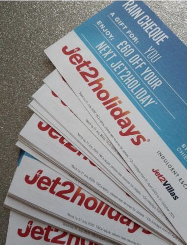 Jet2 rain cheque 