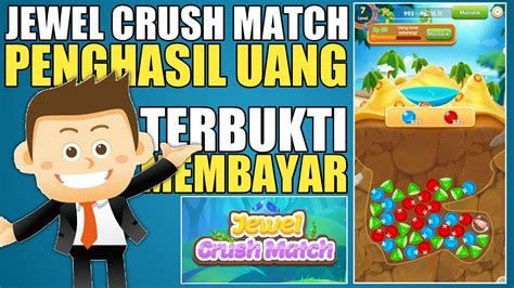 Jewel crush match penghasil uang  Kemudian tidak akan ada deposit uang pada aplikasi game joy match 3d ini