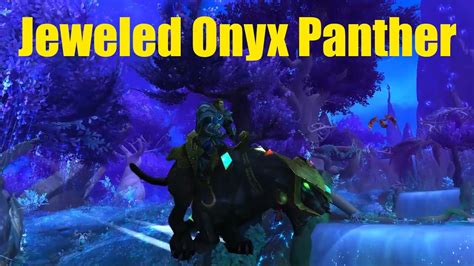 Jeweled onyx panther  Recipe sold by San Redscale in The Arboretum, The Jade Forest