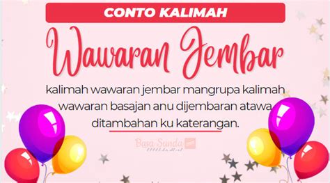 Jieun 5 kalimah wawaran jembar (Kalimah wawaran jembar, sabab aya kecap katerangan tempat, nyaeta lab)