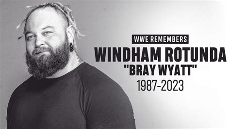 Jim cornette bray wyatt death Bray Wyatt, the WWE superstar whose real name was Windham Rotunda and who also performed as the Fiend, died Aug