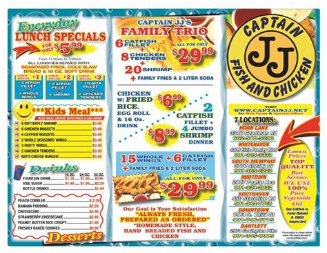 Jj fish and chicken menu covington pike  JJ Fish & Chicken (South 88th Avenue) (Lunch)07