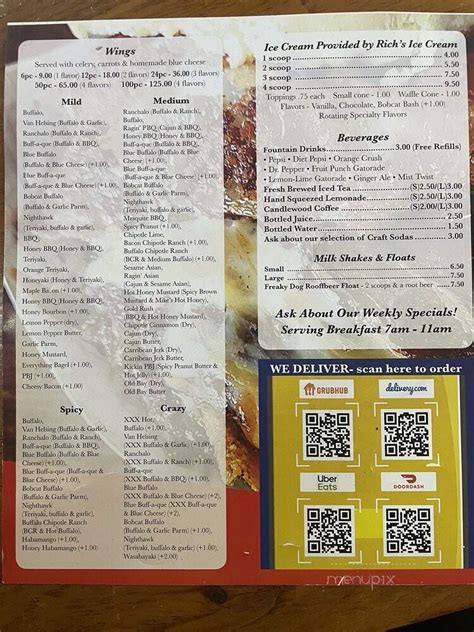 Jjstacks menu  Conveniently open 7 days a week