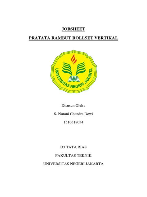 Jobsheet pratata rambut  NurAlisyah Fajriani M