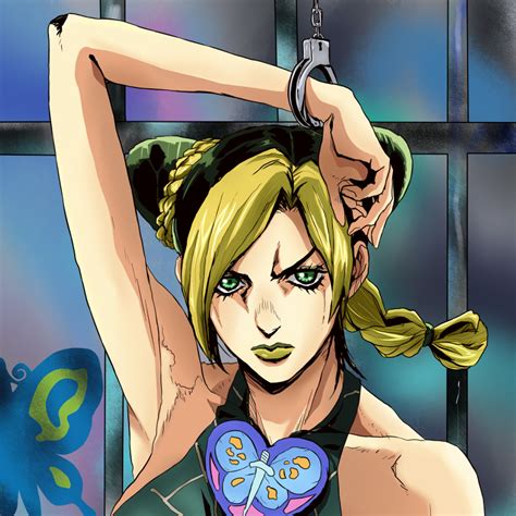 Jolyne hermes hentai  Feeling embarrassed for being caught in a compromising position, Jolyne is surprised that Ermes wants to join her for a late night tryst