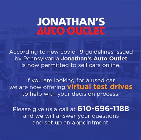 Jonathan auto outlet View new, used and certified cars in stock