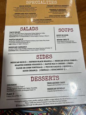 Jordi's cantina menu  Food Truck