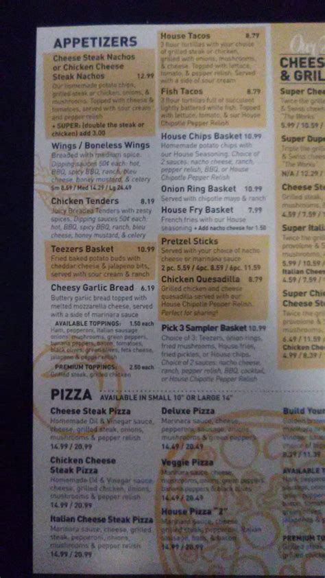 Josée pizza inc menu  Review
