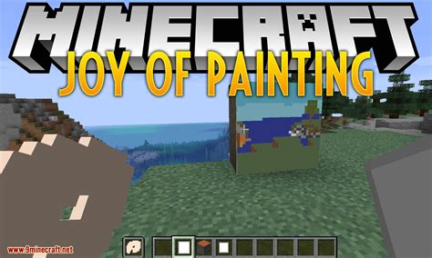 Joy of painting minecraft  It is an oil on canvas painting