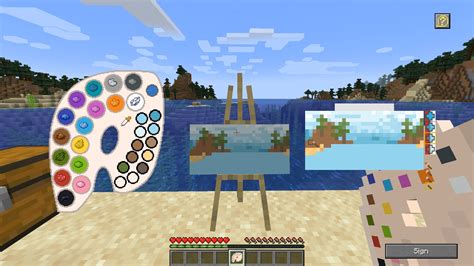 Joy of painting minecraft mod  This mod lets you craft a blank canvas and a palette, with which you can paint your own pictures and hang them on a wall like the vanilla paintings