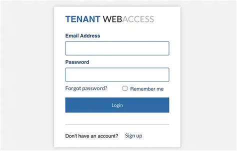Jtprop twa rentmanager  Tenant WebAccess