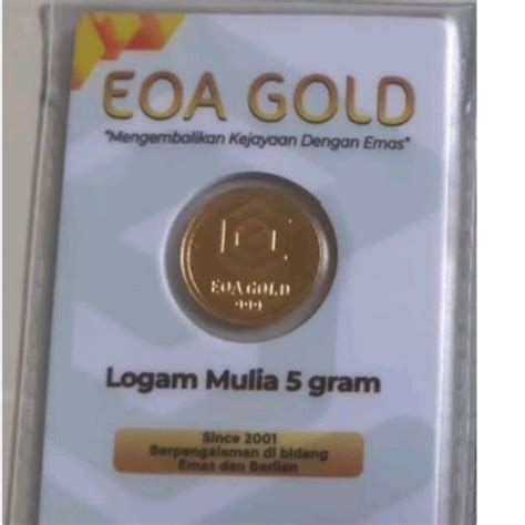 Jual eoa gold di pegadaian  Dan karena kualitas kadarnya yang tinggi, design yang elegan serta kemasan yang bagus maka dihargai tinggi oleh rekan-tekan toko emas