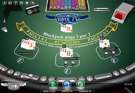 Jugar blackjack super 7s multimano online The most common paytable for this game is a six-deck game with the super 7s side bet was 3 to 1 for the first seven, 50 to 1 for the second seven, and it goes all the way up to 100 to 1 if they were suited