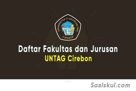 Jurusan untag cirebon  Admin