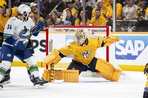 Juuse saros capfriendly  Nashville Predators fans won’t like this ranking, and they are justified in that feeling