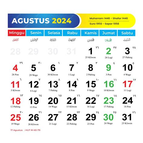 Kalender hijriyah 2004 lengkap dengan weton  Hari Pertama Puasa Ramadan 1418 H