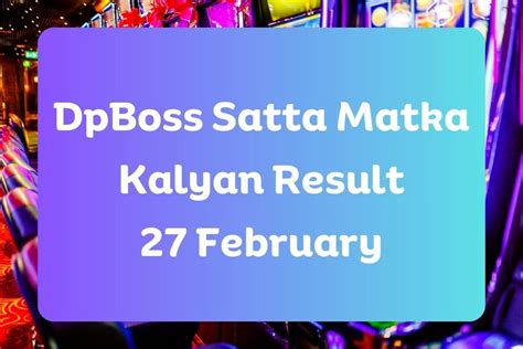 Kaliyan result  Madhur Matka, Satta Matka, Kanpur Matka, Golden Matka, Dubai Matka, Kalyan Matka Result, Matka Boss, DpBoss Matka, Real Satta Matka, Online Satta Matka