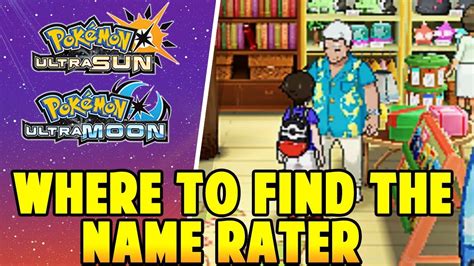 Kalos name rater  Like the Name Rater of the previous games, he will only change the names of Pokémon you have captured