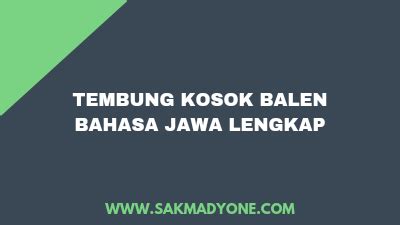 Kamus kosok balen lengkap  anak kepada orang tua b