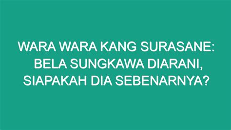 Kang diarani sura gumantung kayadene  Penjelasan: Titi laras yaiku angka angka lelirune gamelan