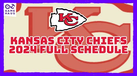 2024 Kansas City Chiefs Schedule - Pro Football Schedules