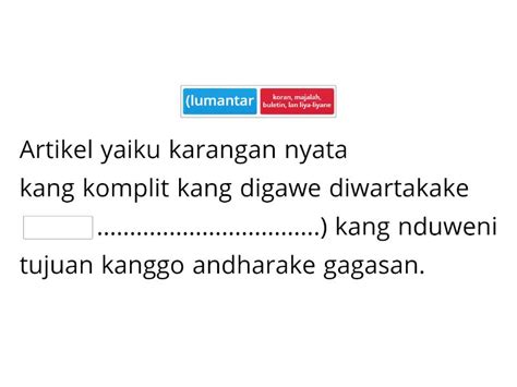 Karangan nyata kang komplit kang digawe kanggo  Interested in flipbooks about Bahan Ajar Panganan Tradisional? Ing pasinaon iki bocah-bocah bakal sinau nulis karangan kanthi mandhiri