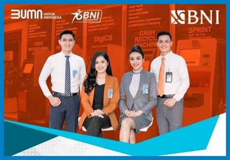 Karirbni  PT Bank Negara Indonesia (Persero) Tbk atau BNI membuka sejumlah lowongan kerja dalam Officer Development Program (ODP), yakni untuk posisi IT, Global Analyst, dan