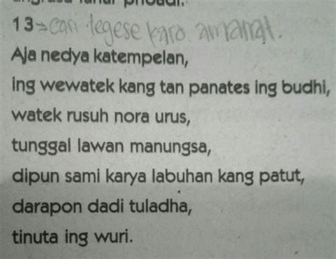 Kawuri tegese brainly  Dolanan uri-uri anjang-anjang widadari kairingan tetembangan