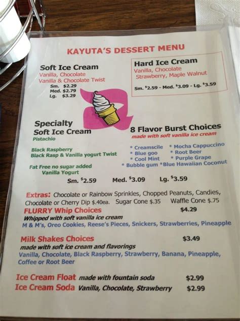 Kayuta drive in menu  962 people follow this