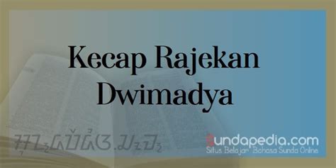 Kecap rajekan dwimurni balik  2