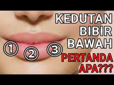 Kedutan bibir kanan bawah togel  1