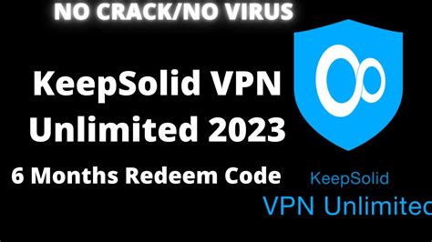 Keepsolid vpn unlimited redeem code 2023  Dimond Strong Encryption