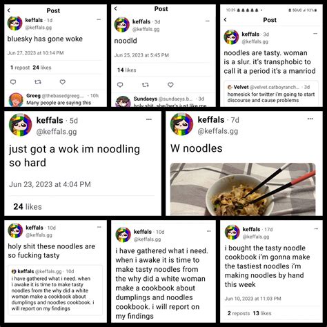 Keffals noodles  As she