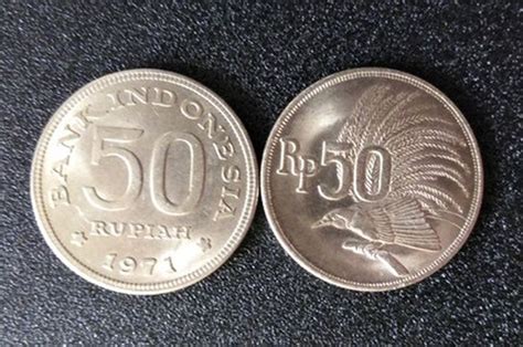 Kegunaan uang logam 50 rupiah tahun 1971 900