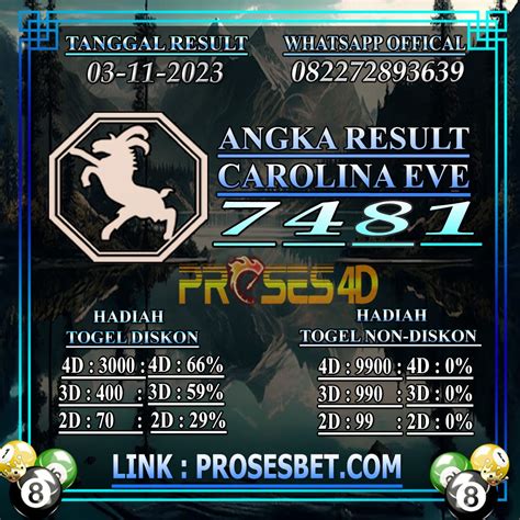 Keluaran carolina eve  HARI: TANGGAL: Data Carolina Lottery 2023: Midday: