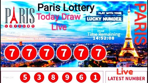 Keluaran paris lottery  Live Result Paris