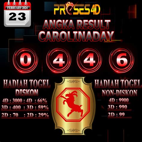 Keluaran togel carolinaday Baca Artikel LainyaPaito Warna HongkongPaito Warna Magnum 4DHasil Keluaran Togel Carolina Day SPIN 4D TOGEL ONLINE